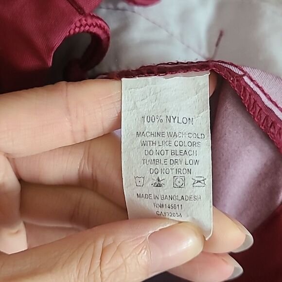 Full Tilt parka windbreaker maroon red Jacket Size extra large lightweight - Picture 3 of 4